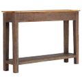 vidaXL Konzolový stolík masívne drevo vintage štýl 118x30x80 cm