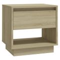 vidaXL Nočné stolíky 2 ks, dub sonoma 45x34x44 cm, kompozitné drevo