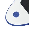 vidaXL Nafukovací Stand up paddleboard s plachtou, modro biely