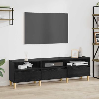 vidaXL TV skrinka Čierny dub 150 x 30 x 45 cm Kompozitné drevo