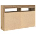 vidaXL Servírovacia skriňa Remeselný dub 116 x 30 x 75 cm