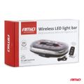 Bezdrôtová svetelná lišta LED R65 R10 326x186x63 26W 12/24V AMiO-04369