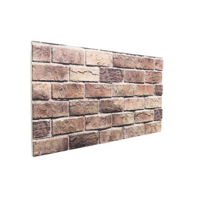 vidaXL Nástenné panely 10 pcs Hnedá a šedá 100 x 50 cm EPS pena