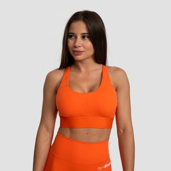 Športová podprsenka Limitless Orange - GymBeam, veľkosť M, veľkosť oblečenia M