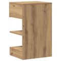 vidaXL Nočné skrinky 2 ks Dub Artisan 40x35x65 cm Drevo