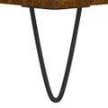 vidaXL Skrinka na platne dymový dub 121x38x48 cm kompozitné drevo