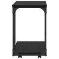 vidaXL Bočný stôl Čierny dub 50 x 35 x 55.5 cm Kompozitné drevo