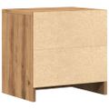 vidaXL Nočné stolíky 2 ks dub artisian 40x30x40 cm kompozitné drevo