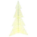 vidaXL Vianočný stromček 240 LED Teplá biela 180 cm Akryl