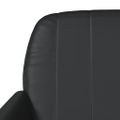 vidaXL Lavička čierna 107x80x81 cm umelá koža