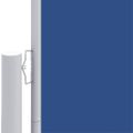 vidaXL Zaťahovacia bočná markíza modrá 220x1200 cm