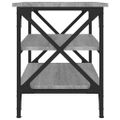 vidaXL Bočný stolík sivý dub sonoma 55x38x45 cm spracované drevo