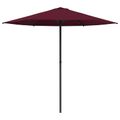 vidaXL Záhradný slnečník 230 x 230 cm Polyester Obdĺžnikový