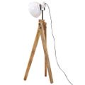 vidaXL Podlahová lampa 25 W biela 45x45x120 cm E27