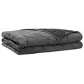 vidaXL Záťažová deka Antracitová 200 x 200 cm 9 kg 100% Bavlna 205T