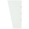 vidaXL Bočný panel pre striešku dverí priehľadný 50x100cm tvrdené sklo