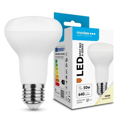 Modee LED Spot bodová žiarovka R63 7,3W E27 640lm neutrálna biela (ML-R634000K7,3WE27N)