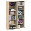 vidaXL CD Skrinka 2 ks Dub sonoma 60 x 17 x 92 cm Kompozitné drevo
