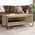 vidaXL Konferenčný stolík dub sonoma 100x51x40 cm kompozitné drevo