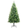 vidaXL Umelý skladací vianočný stromček so stojanom 120 cm