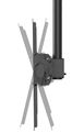 Neomounts CL35-440BL16L  Flat Screen Ceiling Mount (Height: 106-156 cm) Držák, VESA, stropní, pro LCD a TV, úhloprícka 37–70", nosnost 50kg, nastavení výšky 106–156cm, náklon 25°, otácení 360°, rotace