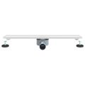 vidaXL 360° sprchový odtok so štíhlym modelom Strieborná 60 cm