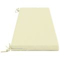 vidaXL Vankúš na lavičku SOEST 100% polyester Krémová 140 x 40 x 5 cm
