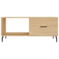vidaXL Konferenčný stolík dub sonoma 90x50x40 cm kompozitné drevo