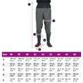 VidaXL Waist Waders s čižmami tmavozelená veľkosť 44