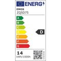 LED žiarovka E27 14W Classic A60 teplá biela EMOS ZQ5D75