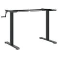 vidaXL Rám stola na státie čierny (94-135)x60x(70-114) cm oceľ
