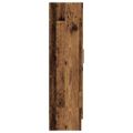 vidaXL Knižnica staré drevo 82,5x30,5x115 cm kompozitné drevo