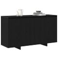 vidaXL Servírovacia skriňa Čierny dub 135 x 41 x 75 cm
