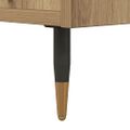 vidaXL Vysoká skrinka hnedý dub 60x36x110 cm kompozitné drevo