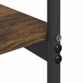 vidaXL Konzolový stôl Dymová dub 101 x 35 x 80,5 cm Kompozitné drevo