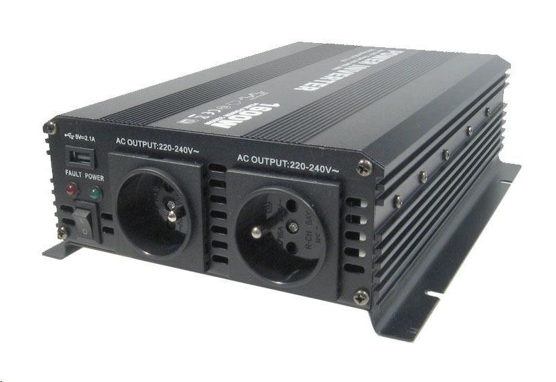 Měnič napětí Soluowill NM1,6K-12 12V/230V 1600W