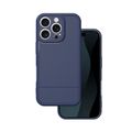 Jednoduché uhlíkové puzdro pre iPhone 16 Pro 6,3" modré
