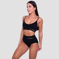 Nohavičky Highrise 2Pack Black - GymBeam, veľkosť L, veľkosť oblečenia L