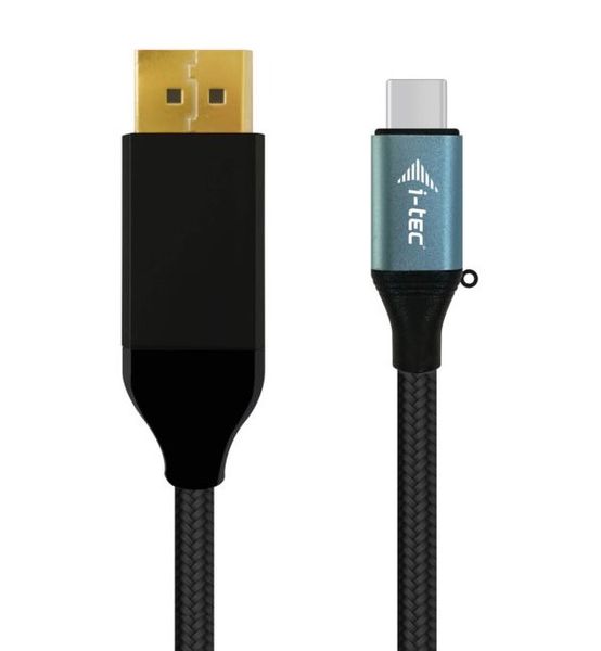 i-tec USB-C DisplayPort Kabelový adaptérový kábel 4K / 60 Hz 150cm, kabel, USB 3.1 typ C na DisplayPort, 60Hz, 150cm, čierny