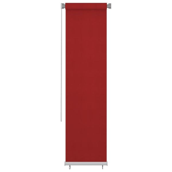 vidaXL Vonkajšia zatemňovacia roleta 60x230 cm červená HDPE
