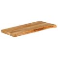 vidaXL Stolová doska živá hrana 80x20x2,5 cm masívne mango