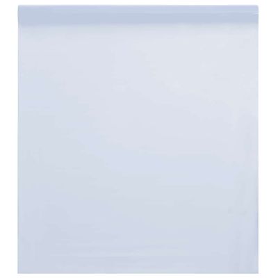 vidaXL Okenná fólia statická matná biela 90x2000 cm PVC