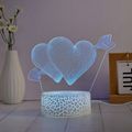 MANTA HEARTS, 3D LED Neon dekorácia (3x vzor)
