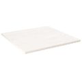 vidaXL Stolová doska biela 90x90x2,5 cm masívna borovica štvorcová
