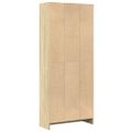 vidaXL Knižnica dub sonoma 60x24x143 cm kompozitné drevo