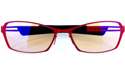 AROZZI herné brýle VISIONE VX-500 Red/ červenočierne obroučky/ jantárové skla Brýle, herné, cervenočierne obroučky, jantárové skla