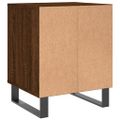 vidaXL Nočné stolíky 2 ks hnedý dub 40x35x50 cm kompozitné drevo