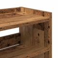 vidaXL Regál na topánky staré drevo 80x25x81 cm spracované drevo