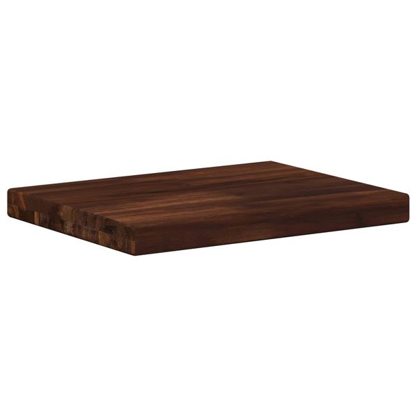 vidaXL Obdĺžnikový stôl 90 x 50 x 3,5 cm Obdĺžnikový Tmavohnedá