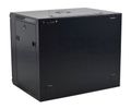 RACK skriňa závesná NEKU 19" 9U 600mm, dvere sklo, na samozostavenie, čierna RACK skríň závesná NEKU 19" 9U 600mm, dvere sklo, k samosestaveniu, čierna